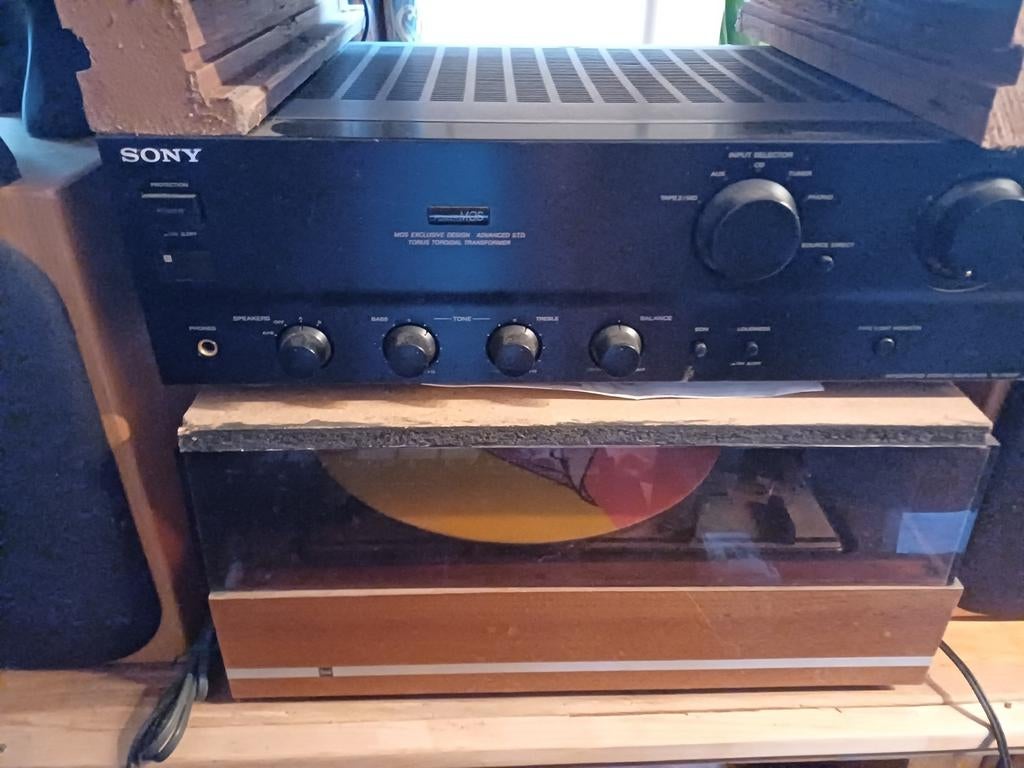Amplifier sony + luidsprekers, Audio, Tv en Foto, Ophalen, Sony