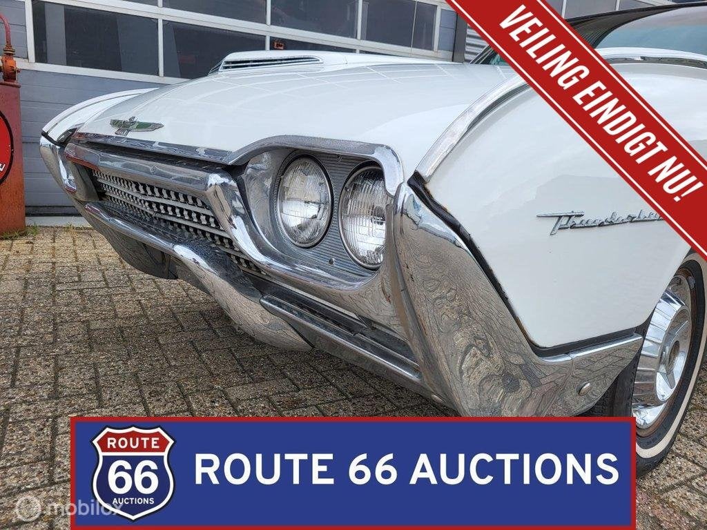 Ford Thunderbird Landau | 1962 | Route 66 Auctions, Auto's, Zwart, Bedrijf, Handgeschakeld, Overige carrosserie