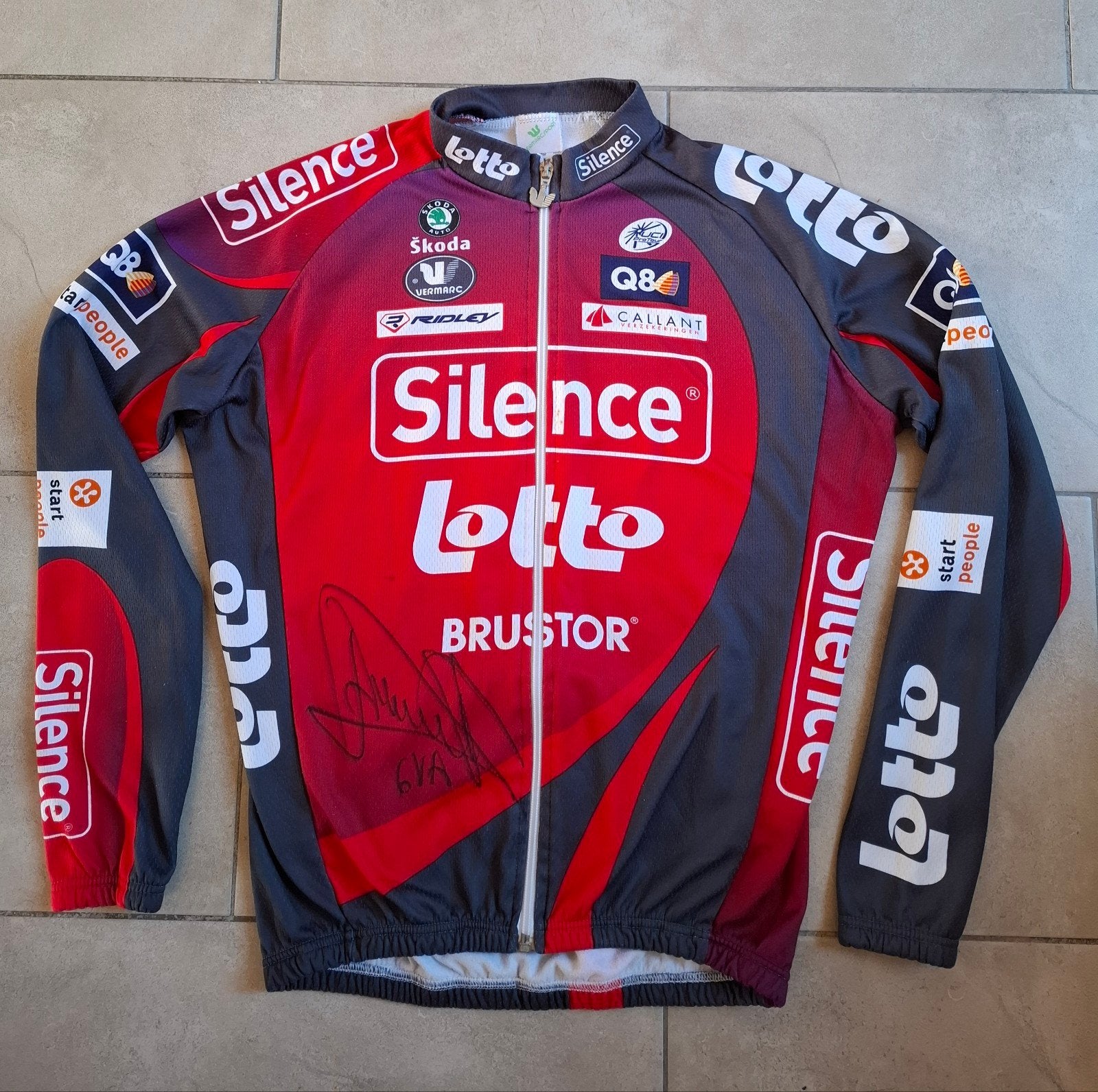 Pull porté en 2008 par Greg Van Avermaet, Vêtements d'extérieur, Enlèvement ou Envoi, Comme neuf, L