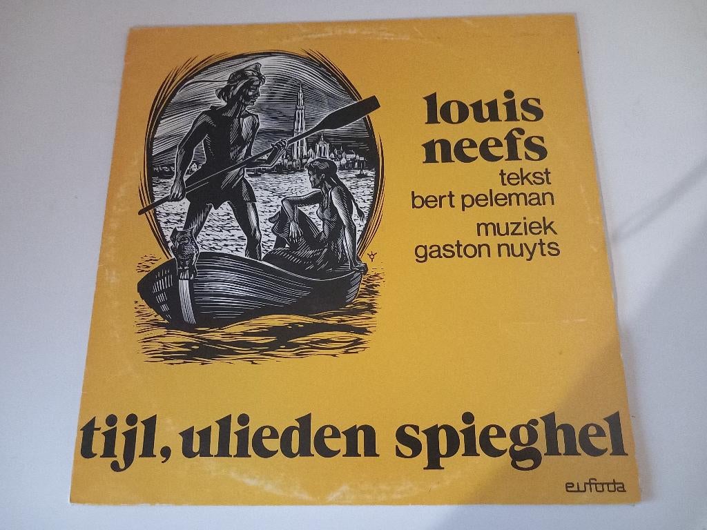Vinyl LP Louis Neefs Tijl Uilenspiegel Folk Folklore Sage, Enlèvement ou Envoi, 12 pouces, Chanson réaliste ou Smartlap