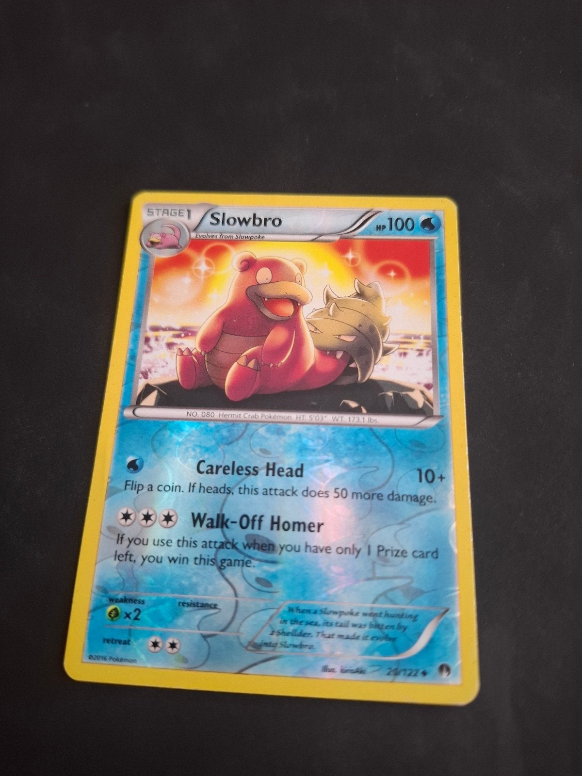 Slowbro Pokémon kaart 20/122 XY Breakpoint, Ophalen of Verzenden