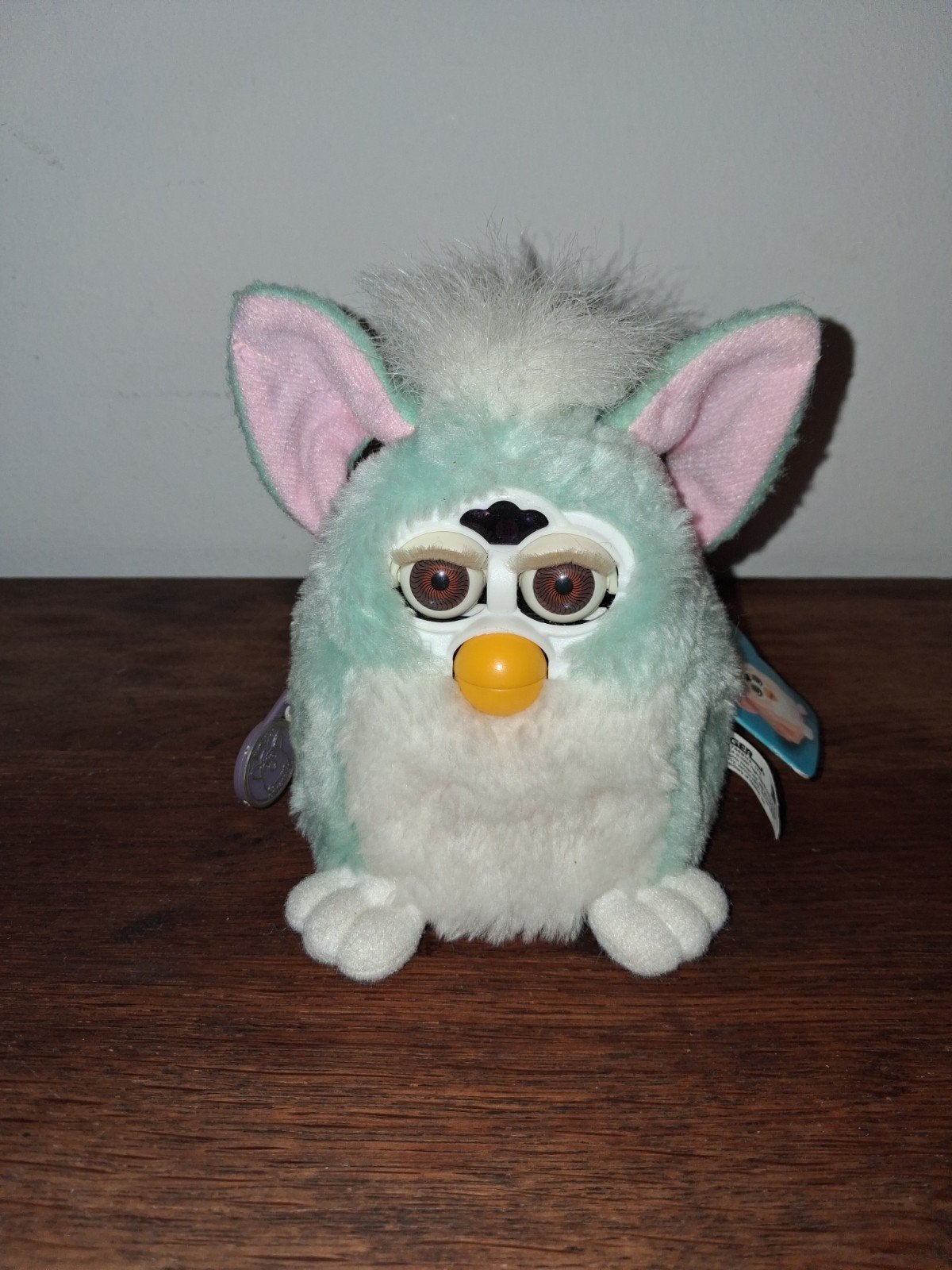 Bébé Furby - Vert menthe 1999, Enlèvement ou Envoi, Comme neuf, Vert