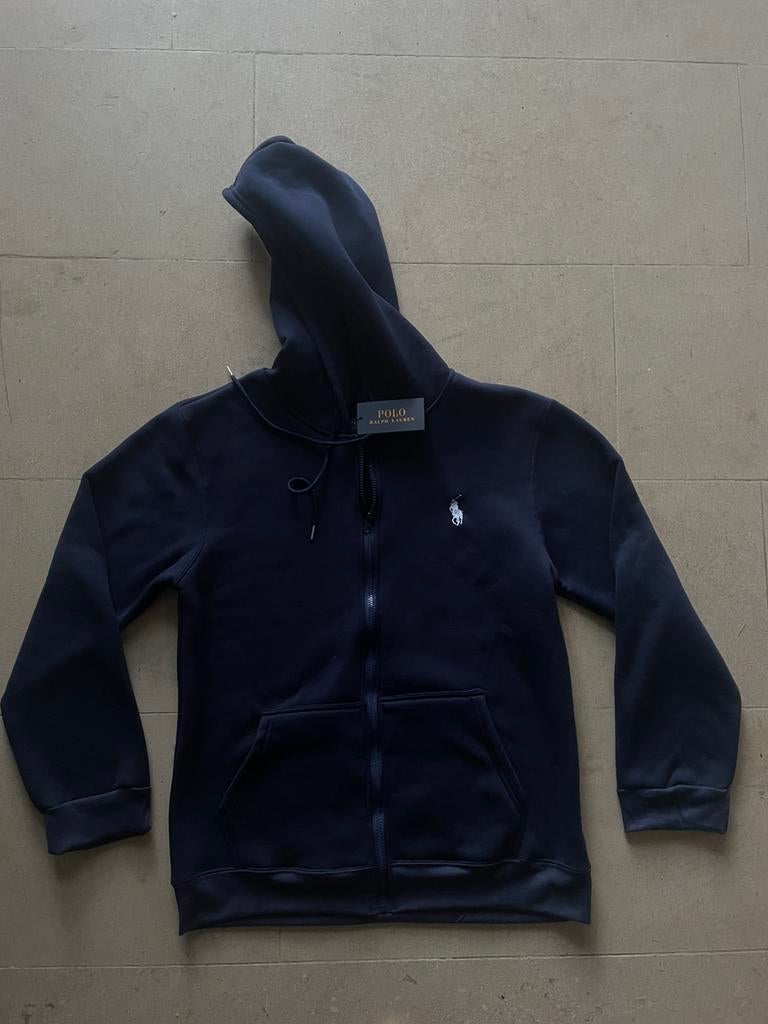 Polo Ralph Lauren hoodie navy blauw – maat L, Kinderen en Baby's, Kinderkleding | Maat 104, Zo goed als nieuw, Ophalen of Verzenden