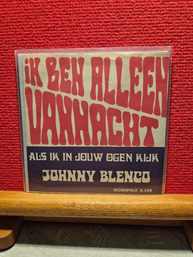 johnny blenco, Cd's en Dvd's, Vinyl | Nederlandstalig, Gebruikt, 7 inch, Ophalen of Verzenden, Feestmuziek