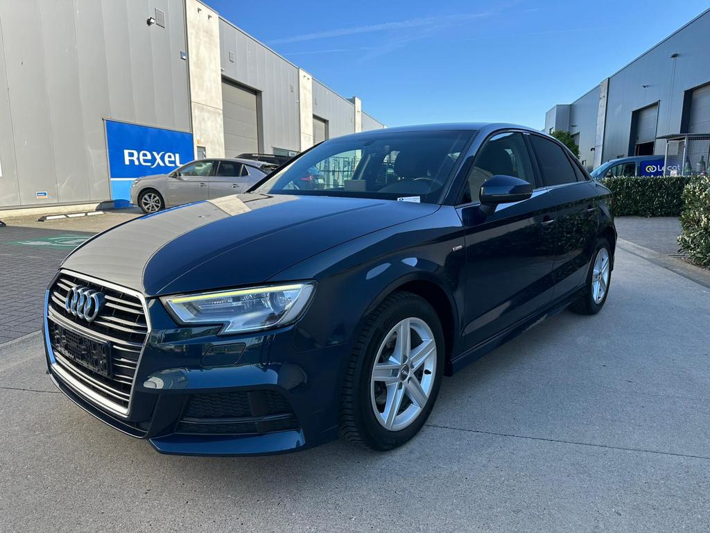 Audi A3 S-line 1.6d automaat LED|Navi|Cruise|Multi|trekh|BTW, Autos, Achat, Euro 6, Entreprise, Entretenue par le concessionnaire