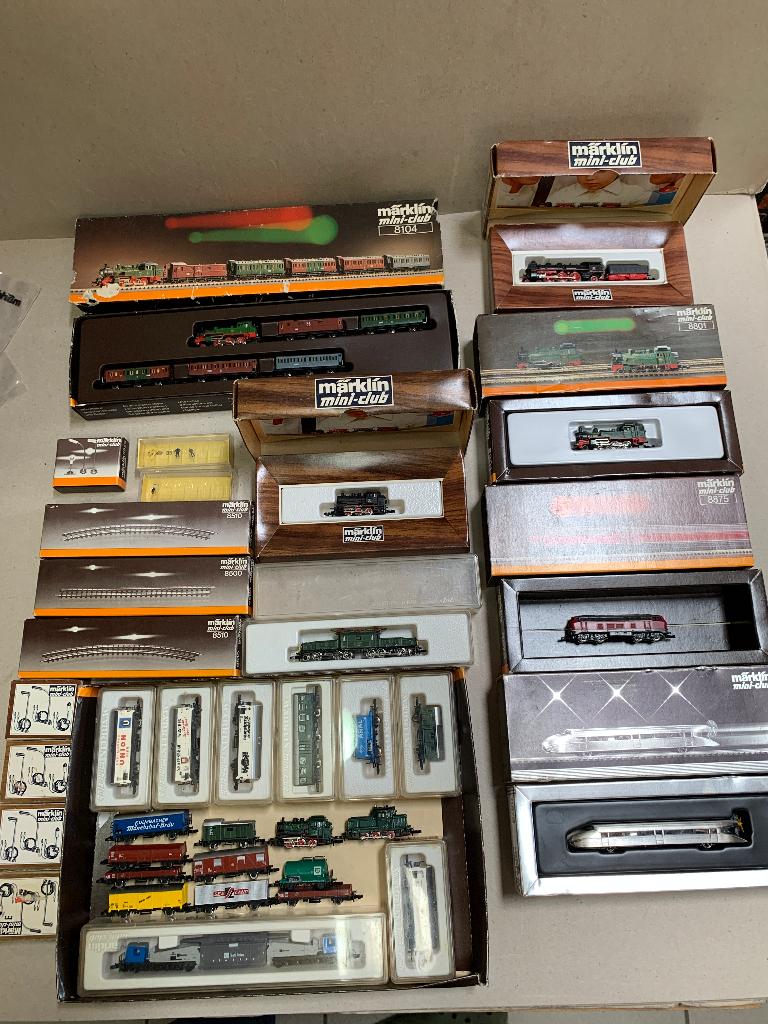 Märklin Z Mini Club : Lot de locos , wagons et rails., Hobby en Vrije tijd, Modeltreinen | Overige schalen, Ophalen of Verzenden