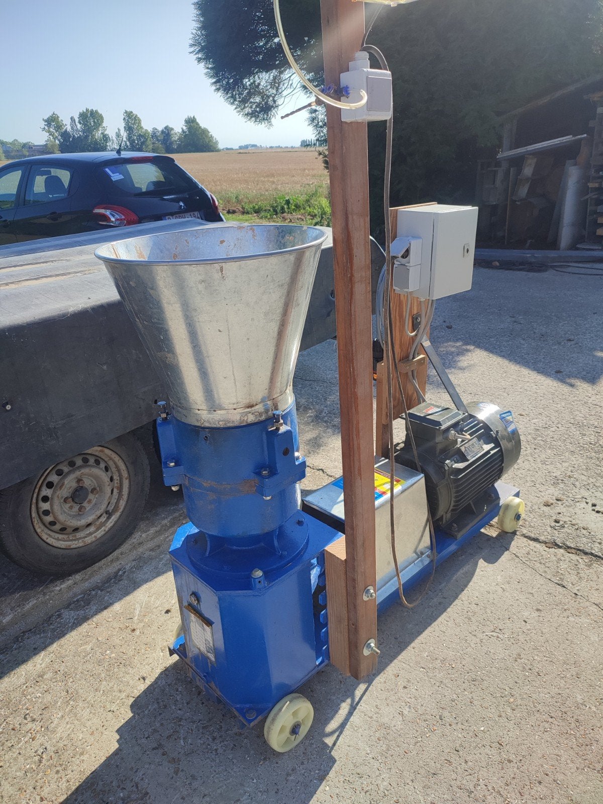 pellets machine, Ophalen, Zo goed als nieuw