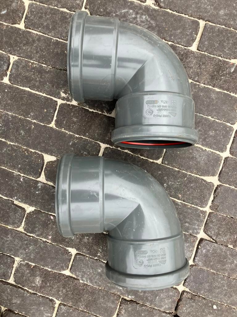 Funke pvc bocht 110 mof-mof, Doe-het-zelf en Bouw, Buizen en Afvoer, Ophalen, Zo goed als nieuw, PVC