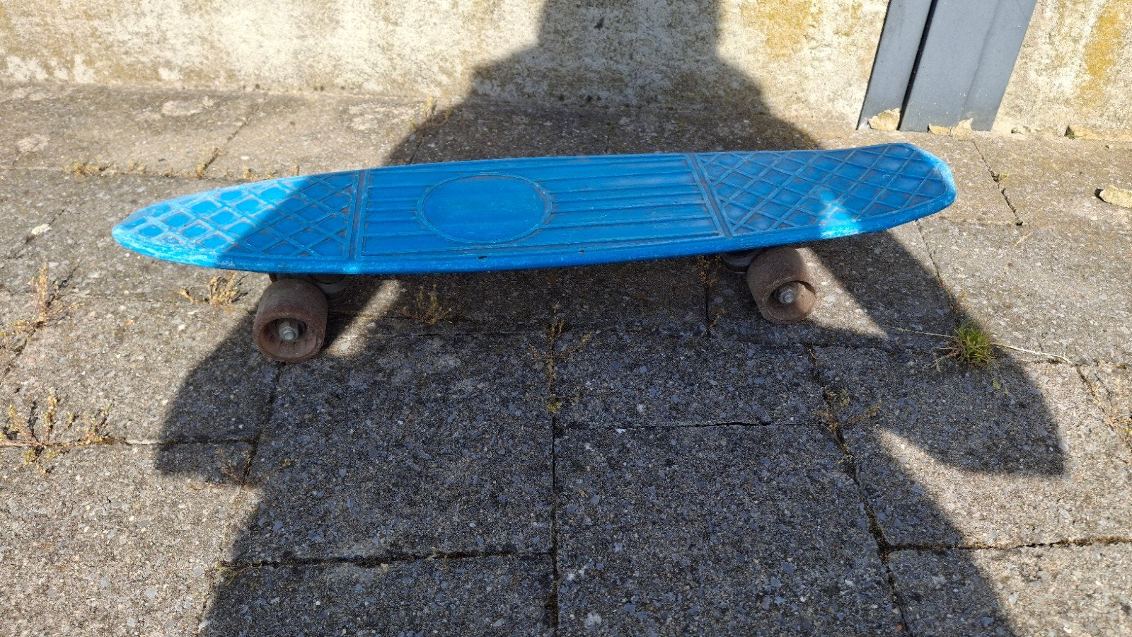 Oldschool retro skateboard, Sport en Fitness, Ophalen, Gebruikt, Skateboard