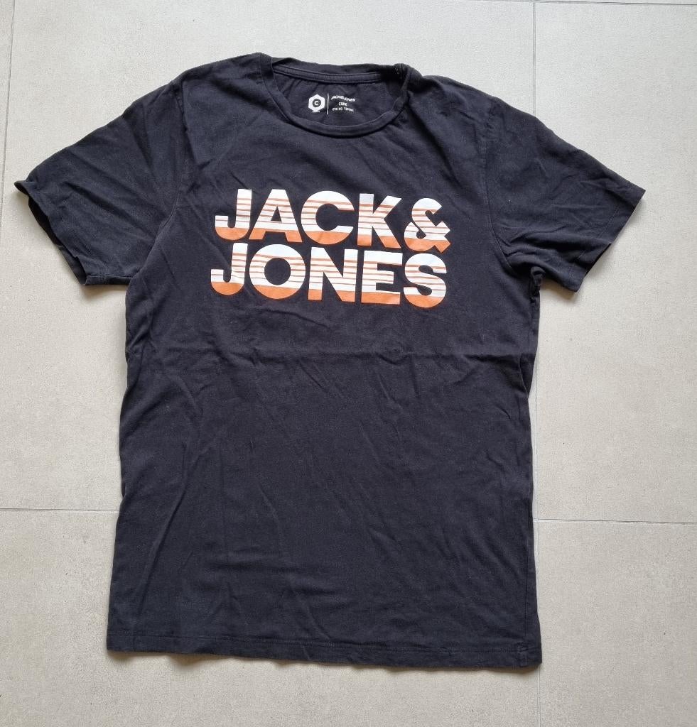 T-shirt Jack Jones M zwart, Vêtements | Hommes, T-shirts, Enlèvement ou Envoi, Porté, Taille 48/50 (M), Jack & Jones