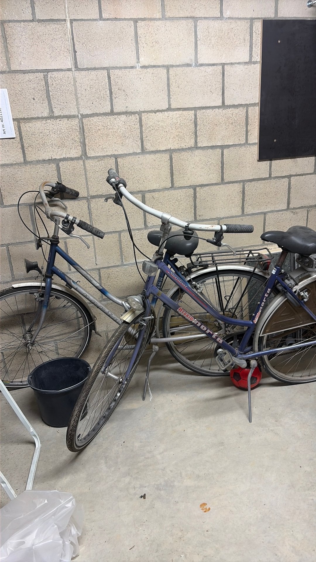 Norta dames fiets, Enlèvement, Utilisé