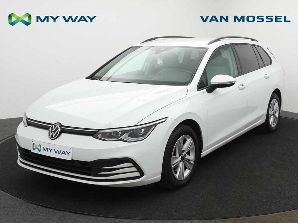 Volkswagen Golf VIII SW Golf SW 1.0 eTSI Life OPF DSG, Navigatiesysteem, Wit, Break, https://public.car-pass.be/vhr/711f24f4-555d-4265-893d-f67a8c508166