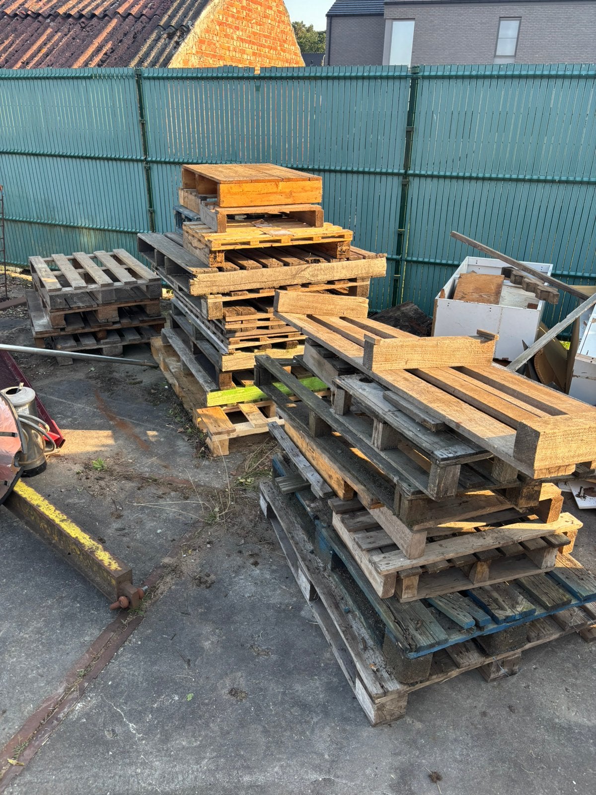 Stookhout , palleten enz, Bricolage & Construction, Bois & Planches, Enlèvement, Comme neuf