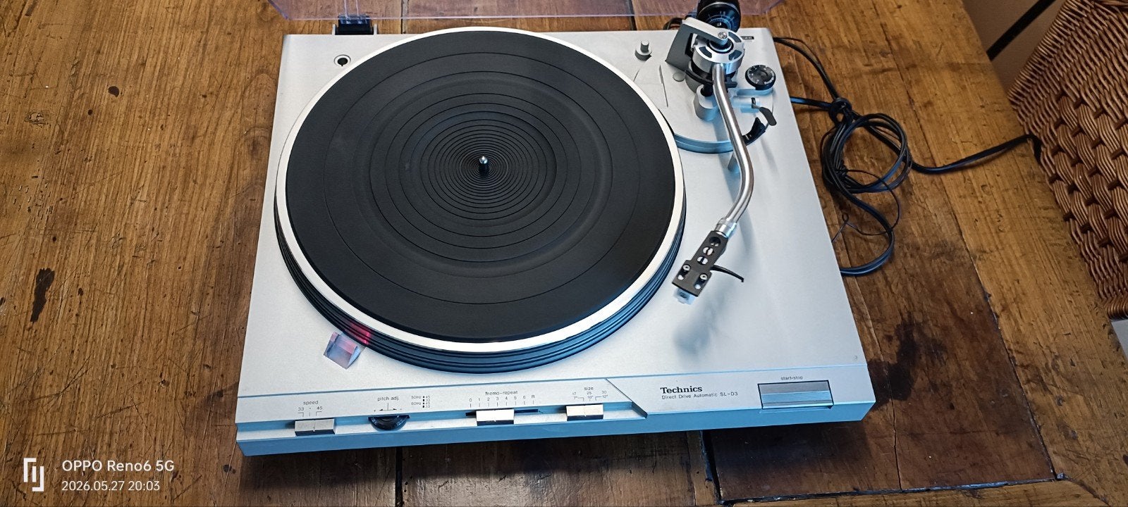 Platine Technics SL-D3, TV, Hi-fi & Vidéo, Chaîne Hi-fi, Enlèvement