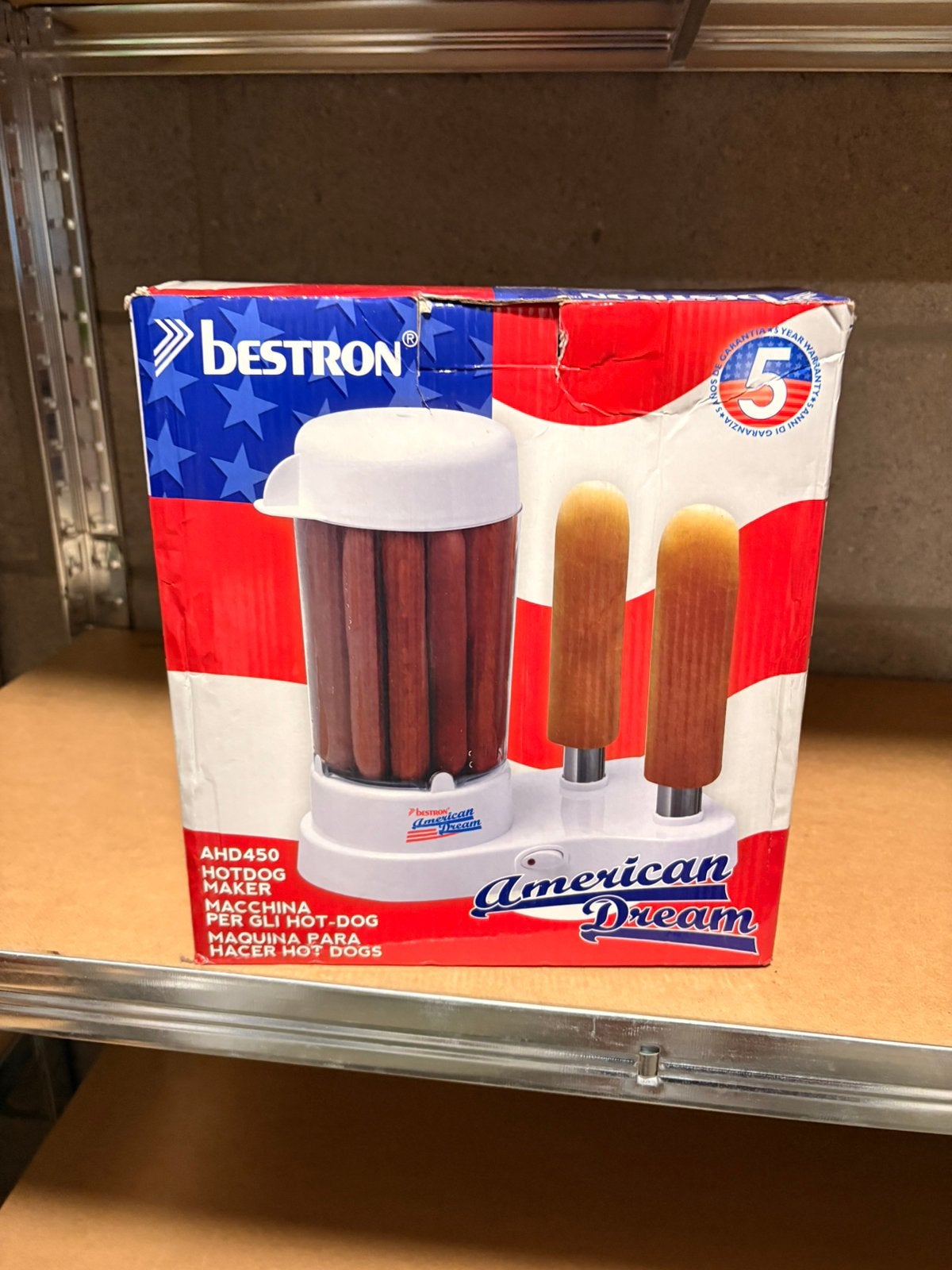 Hotdog machine, Ophalen