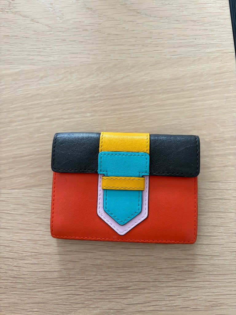 Porte-cartes Delvaux, Bijoux, Sacs & Beauté, Sacs | Sacs Femme, Enlèvement ou Envoi, Comme neuf, Orange, Autres types