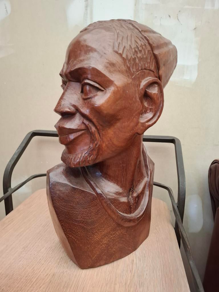 Afrikaans beeld, Antiek en Kunst, Kunst | Beelden en Houtsnijwerken, Ophalen, Beeld