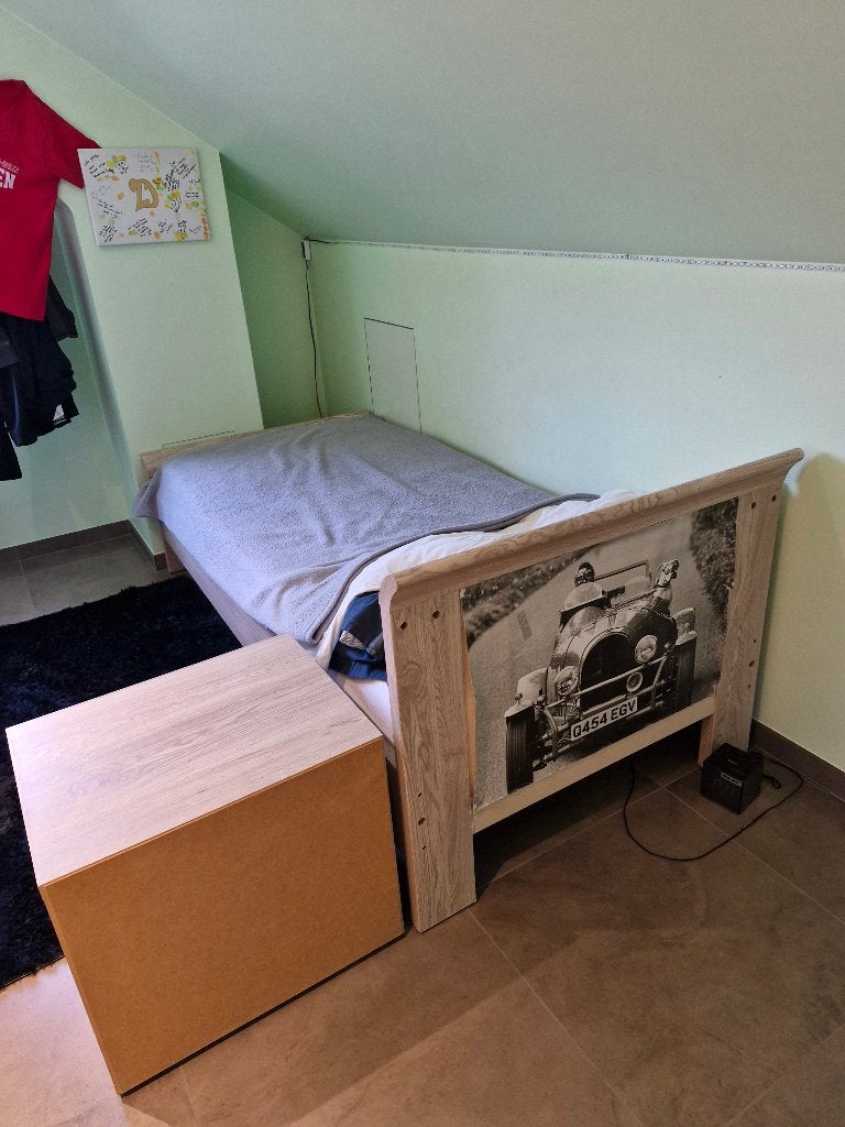 tienerbed, 85 tot 100 cm, Gebruikt, 180 cm of meer, Ophalen
