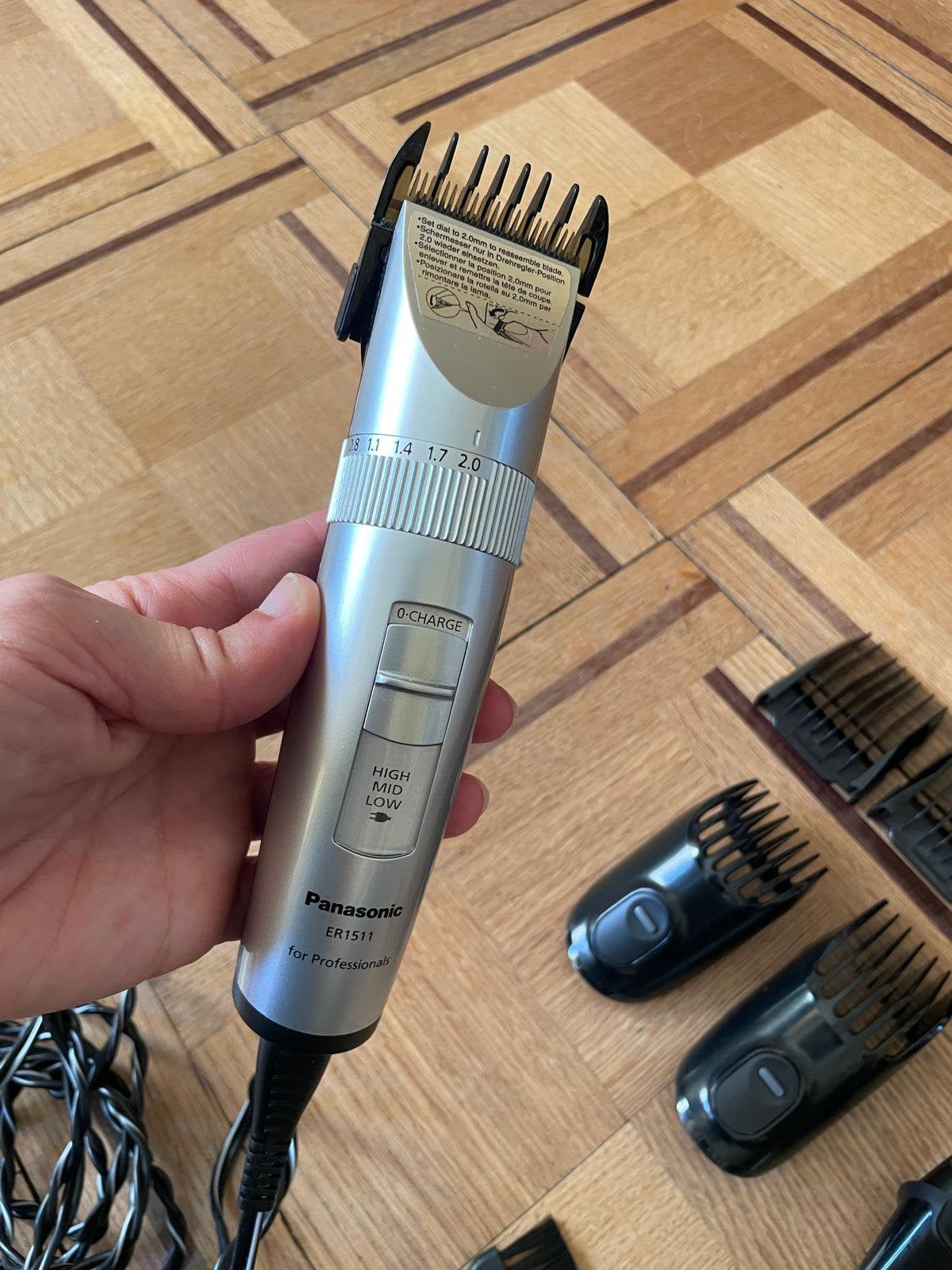 Tondeuse barbe et cheveux professionnelle Panasonic, Enlèvement, Comme neuf