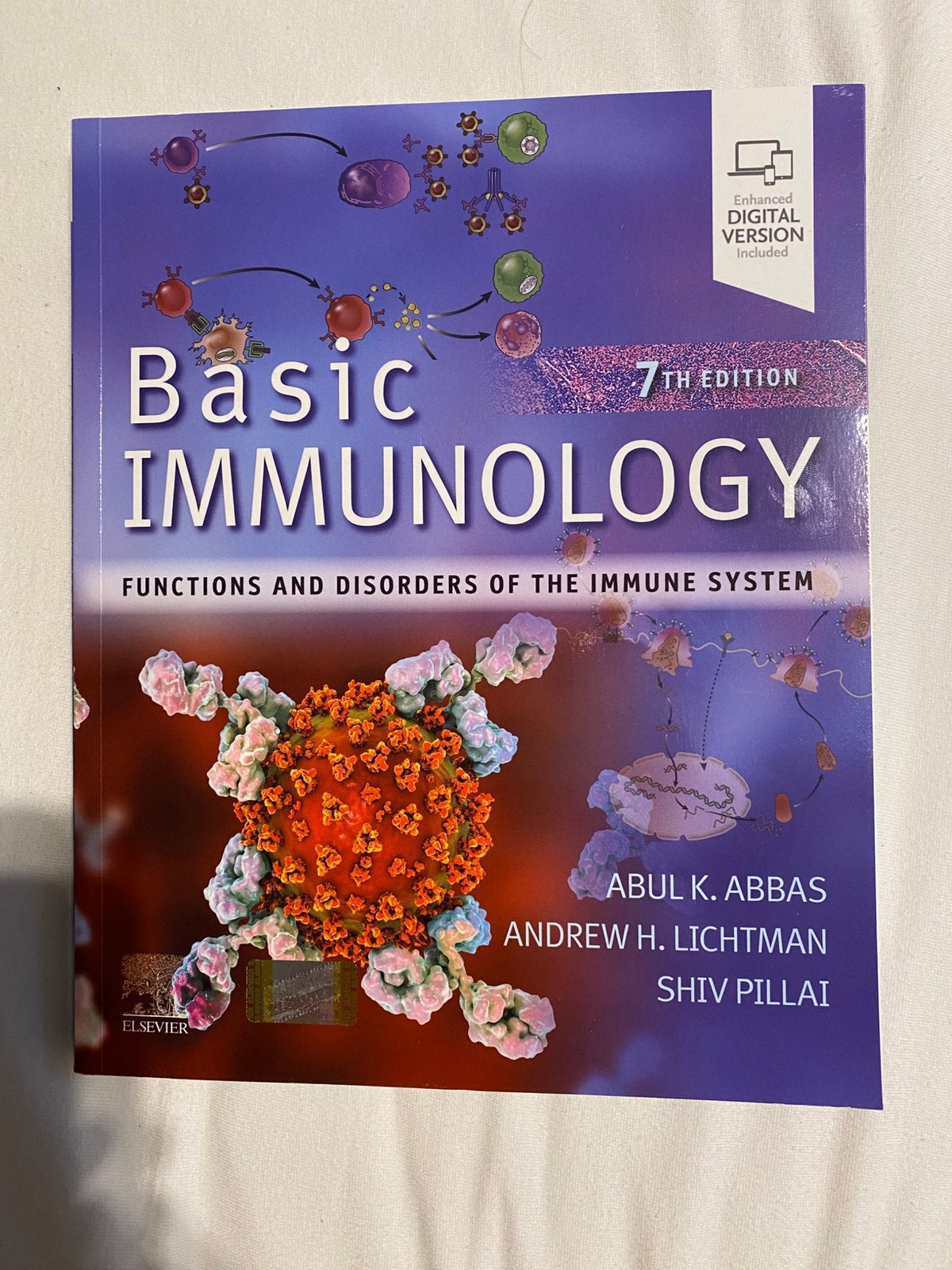 Basic Immunology 7th edition, Boeken, Ophalen, Zo goed als nieuw, Hoger Onderwijs