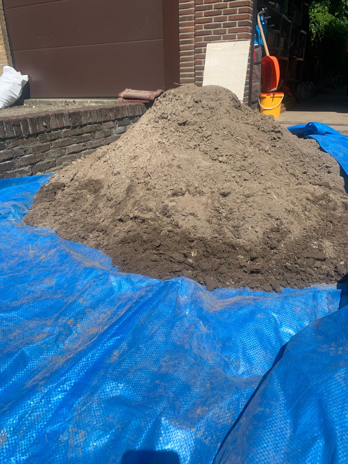 Gratis overschot zuivere tuingrond, Jardin & Terrasse, Sable, Enlèvement, Comme neuf