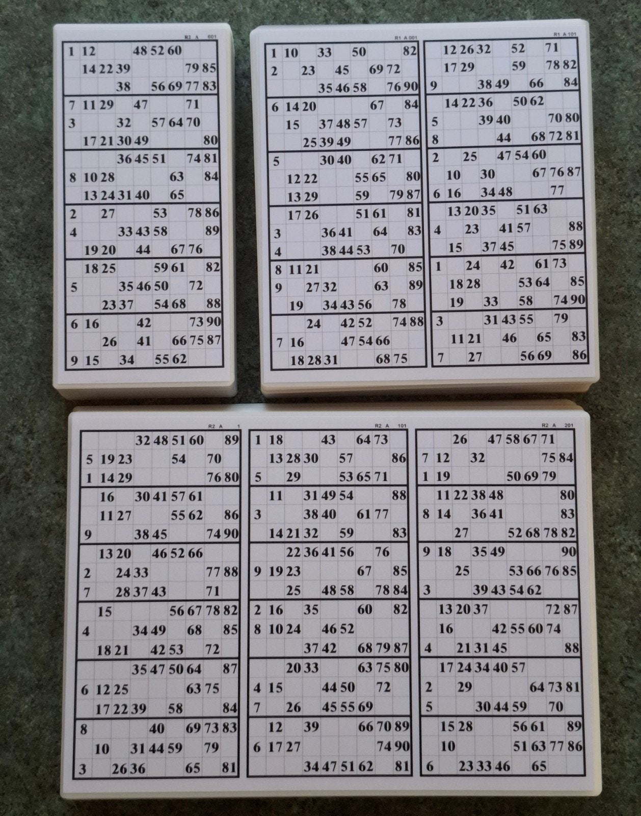 Nieuwe set kienkaarten 300 stuks 25% korting!100x enkel reek, Ophalen of Verzenden