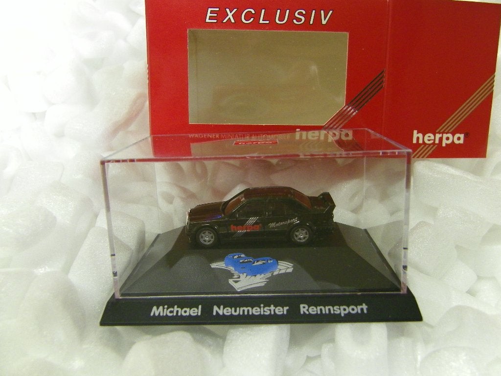 1:87 Herpa Mercedes 190 E 2,5-16 Evo Neumeister Rennsport, Ophalen of Verzenden, Zo goed als nieuw, Auto, Herpa