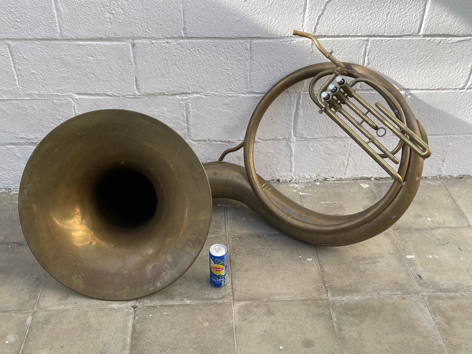 Bombardon messing, Enlèvement, Utilisé