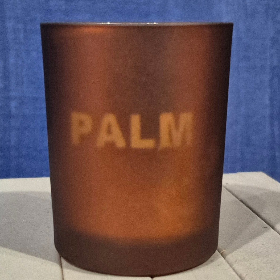 Palmglaasje voor theelichtje, Ophalen of Verzenden