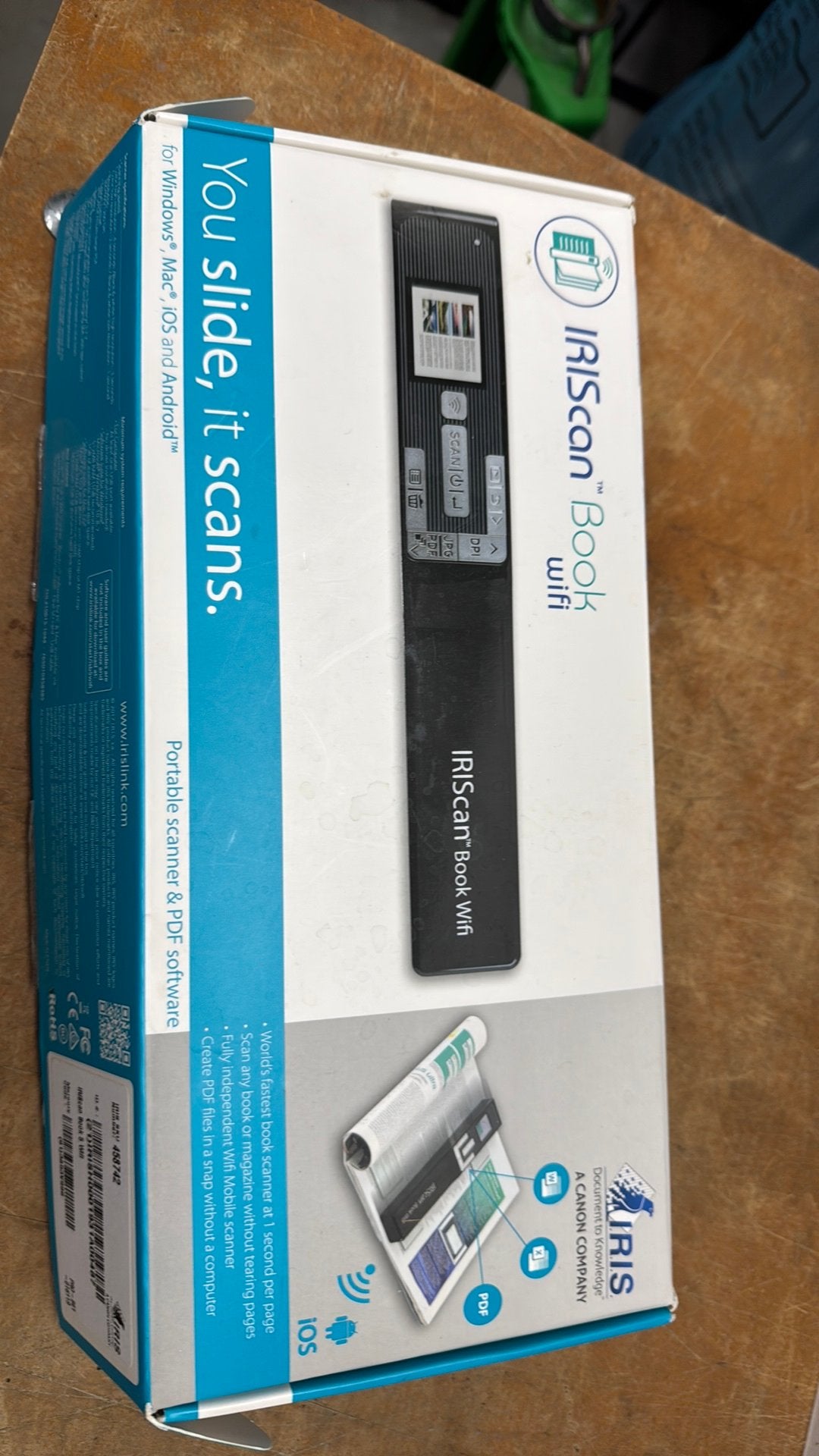 Iriscan book wifi, Enlèvement, Comme neuf