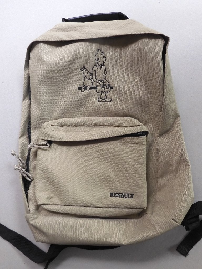 Sac à dos - Tintin - Renault, Collections, Enlèvement ou Envoi, Tintin, Neuf, Ustensile