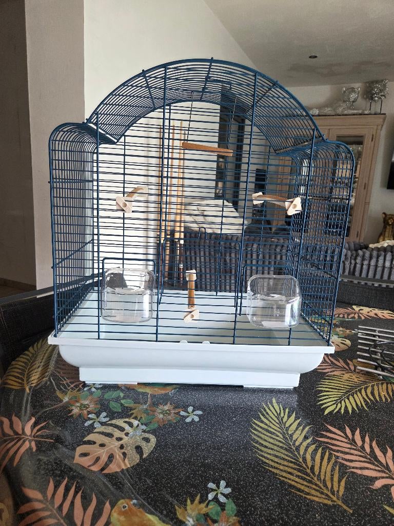 Cage à oiseau + accessoires, Enlèvement, Comme neuf