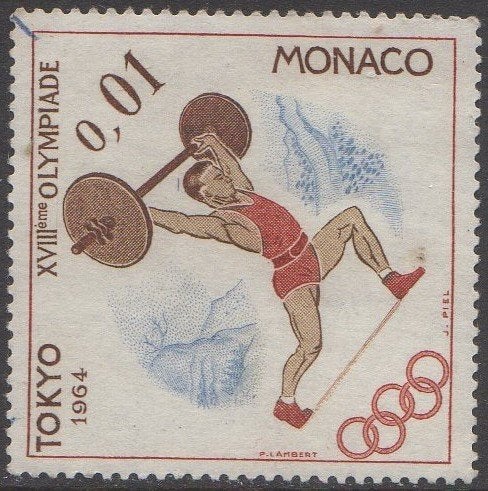 Monaco - Olympische Spelen Tokyo 1964, Postzegels en Munten, Ophalen of Verzenden, Monaco, Postfris
