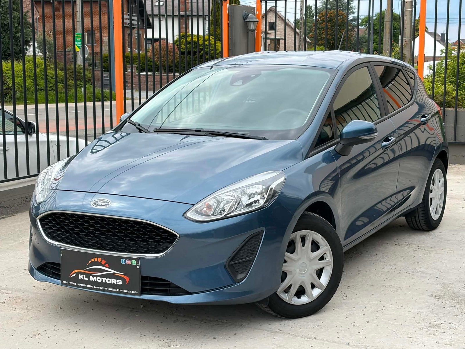 FORD FIESTA 1.0i ESSENCE 126 000KM CARPASS 2019 EURO 6d Temp, Auto's, Ford, Voorwielaandrijving, Stof, Blauw, Bedrijf