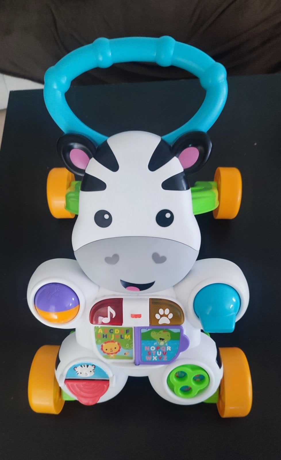 Fisher Price Zebra loopwagentje, Kinderen en Baby's, Speelgoed | Fisher-Price, Ophalen, Gebruikt, Duw- of Trekspeelgoed, Met geluid