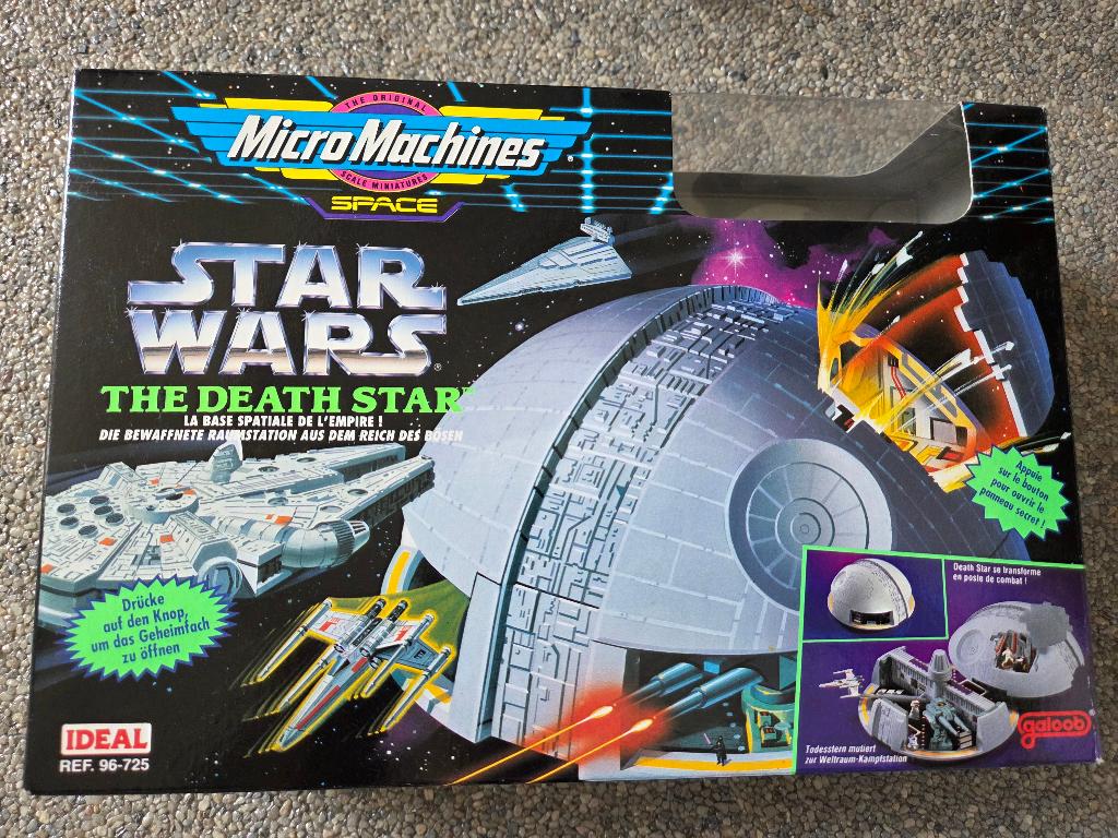 Star Wars Micro Machines - The Death Star - Galoob 1993, Verzamelen, Ophalen of Verzenden, Gebruikt, Actiefiguurtje