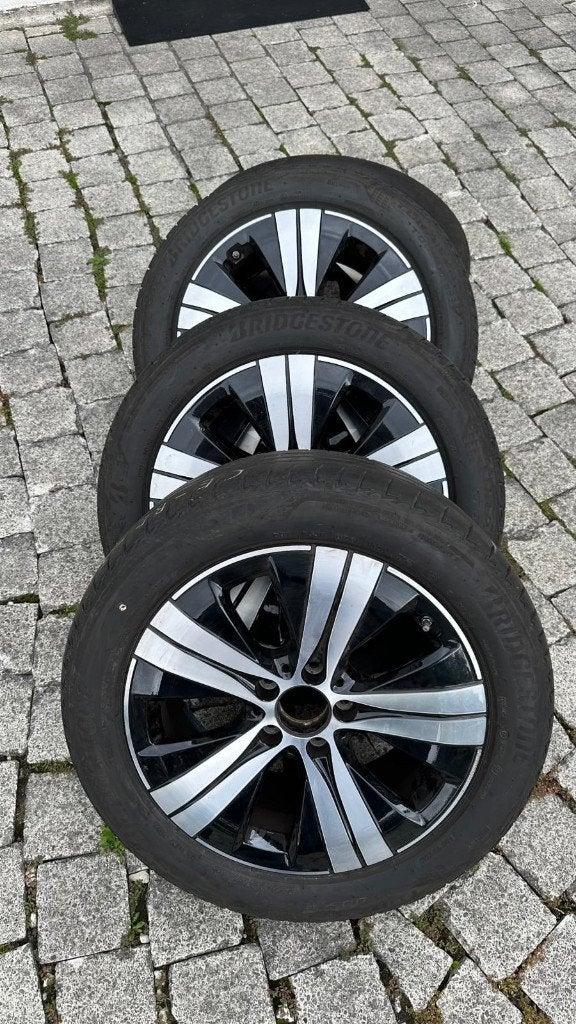 Kit roues 225/50 R17 94Y Mercedes C class - état neuf, Pneus et Jantes, Véhicule de tourisme, Pneus été, 17 pouces