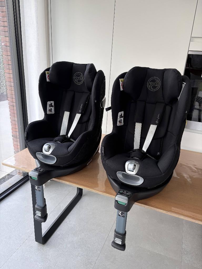 1 x Autostoel Cybex Sirona Z I-Size zwart met isofix basis, Verstelbare rugleuning, Gebruikt, Isofix, 0 t/m 13 kg