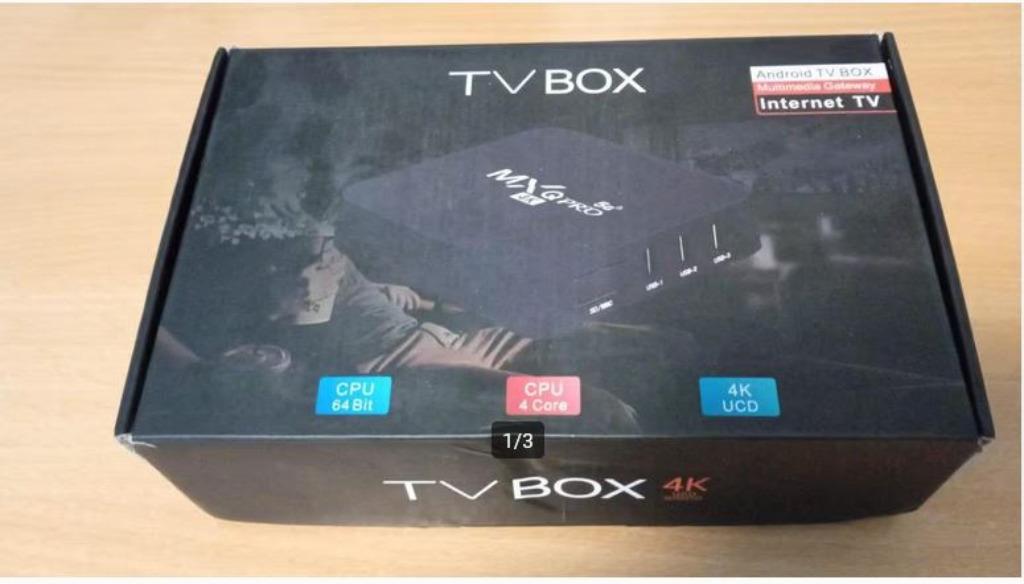 IP-TV 4K CPU 4-core 64-bits wifi Netflix YouTube, Ophalen of Verzenden, Nieuw, LED
