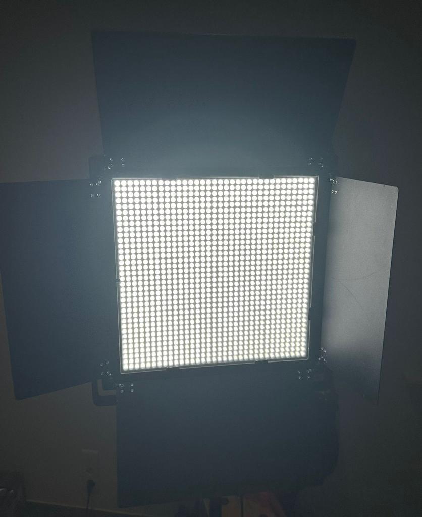 2 Bresser LS-1200 LED studiolampen, Enlèvement, Comme neuf