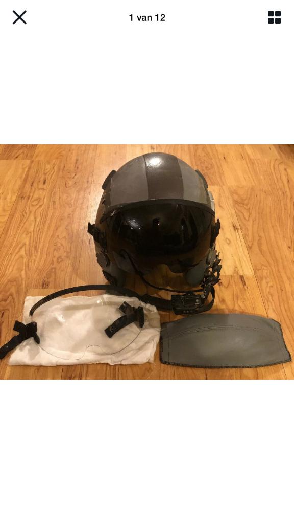 Gentex HGU-55 pilotenhelm, Large, Verzamelen, Ophalen of Verzenden, Gebruikt, Overige typen