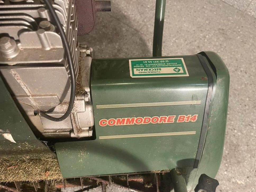 ATCO Commodore B14 tondeuse hélicoïdale à gazon AVEC bac, Tondeuse rotative, Tondeuses à gazon à essence, Utilisé, Bac de ramassage