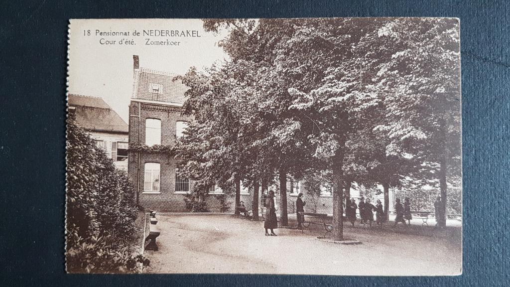 Pensionnat de Nederbrakel Zomerkoer Cour d'été, Verzamelen, Ophalen of Verzenden, 1920 tot 1940, Ongelopen, Oost-Vlaanderen