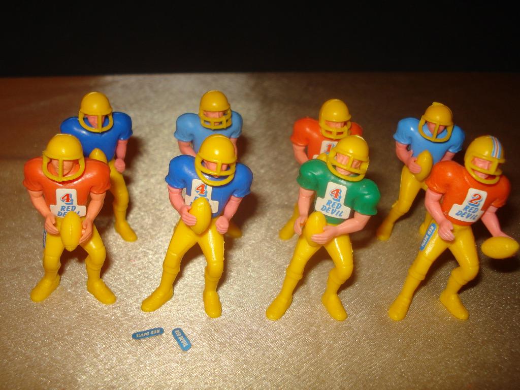 KINDER Lot de 8 Anciennes Figurines Rugbymen 1989 Ferrero, Enlèvement ou Envoi, Comme neuf, Figurines