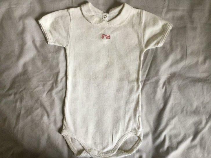 Body Petit Bateau 1 an, taille 74, Enlèvement ou Envoi, Utilisé, Vêtements de nuit ou Sous-vêtements