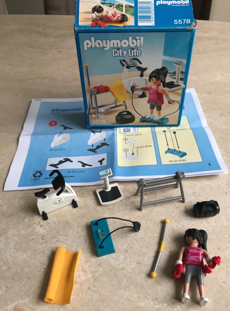 JEU PLAYMOBIL - "COURS DE FITNESS" - 5578, Enlèvement ou Envoi, Utilisé
