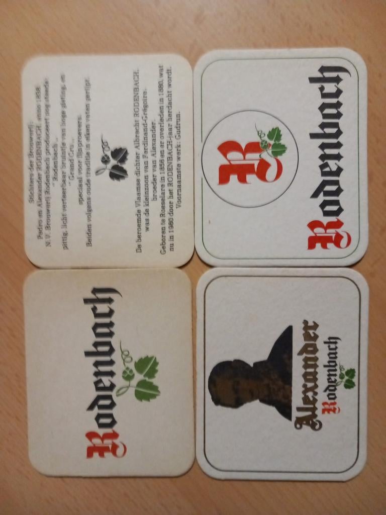 Sous-bocks Rodenbach (123), Enlèvement ou Envoi, Comme neuf
