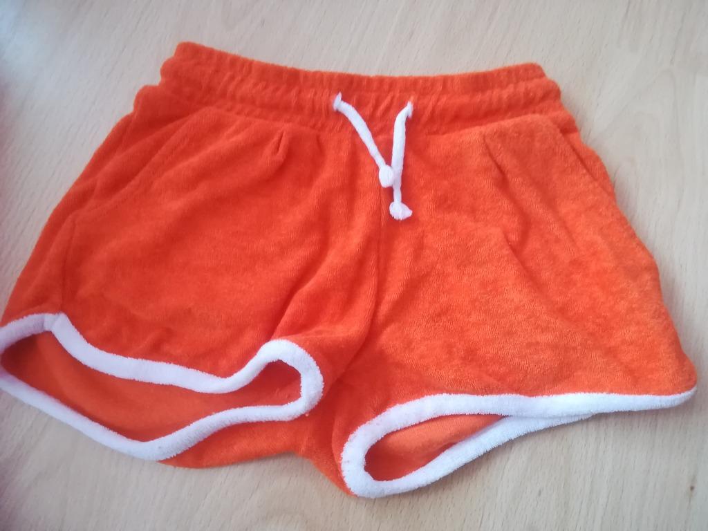 Oranje short, Broek, Fish & Chips, Meisje, Ophalen of Verzenden