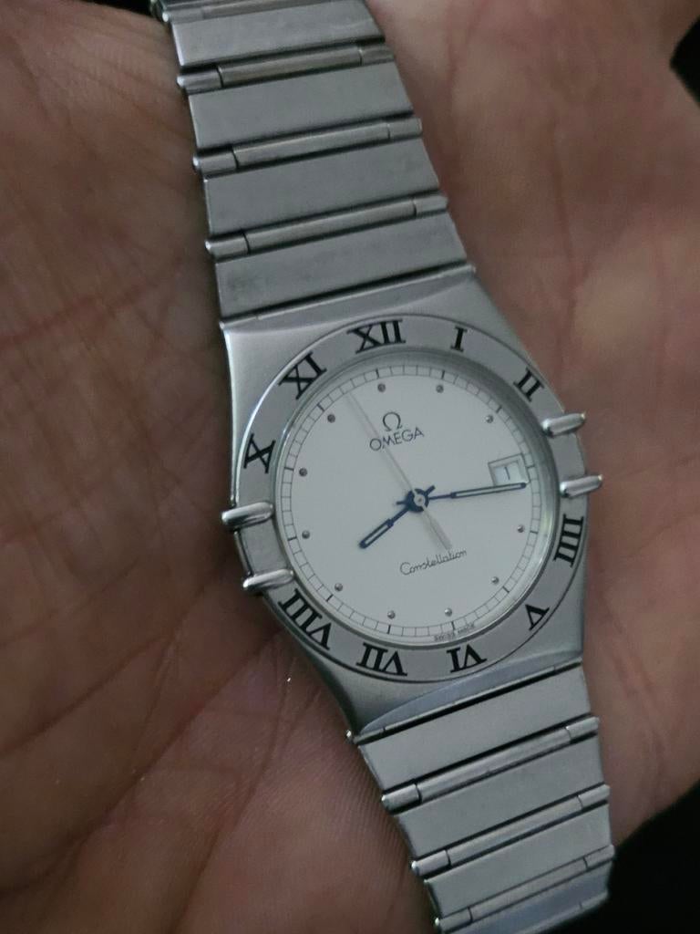 Omega Constellation, Handtassen en Accessoires, Staal, Staal, Polshorloge, Ophalen of Verzenden