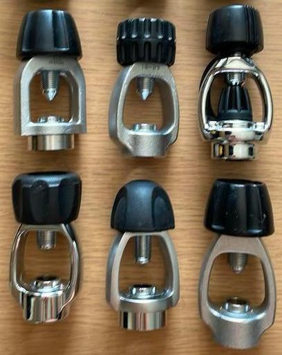 DIN naar INT adapters, Watersport en Boten, Duiken, Ophalen of Verzenden, Zo goed als nieuw
